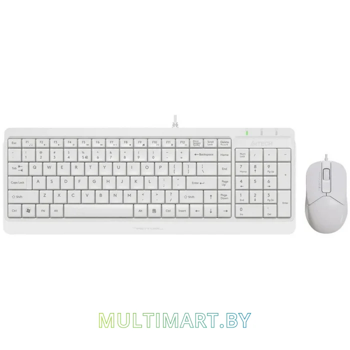 Комплект клавиатура + мышь A4Tech Fstyler F1512 (белый)